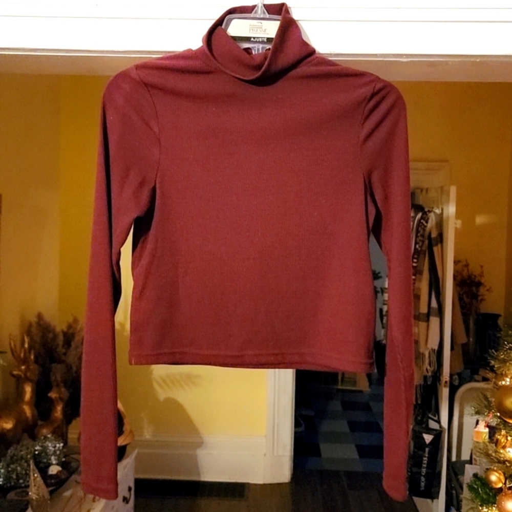 Women's crop long sleeve top